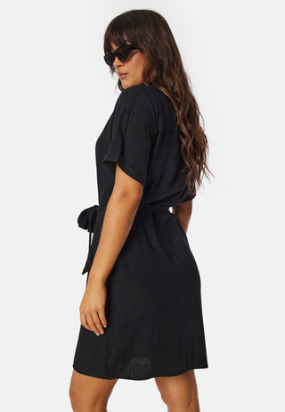 Pcvinsty Linen Shirt Dress