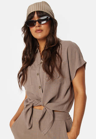 Pcvinsty Linen Tie Shirt