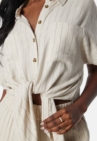 Pcvinsty Linen Tie Shirt