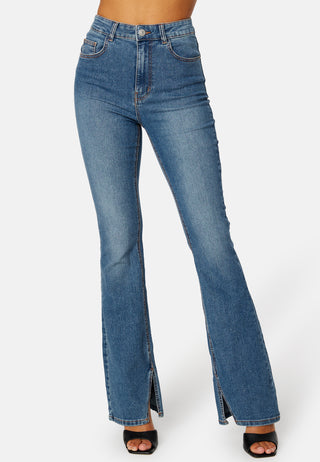 Peggy HW Flared Slit Jeans