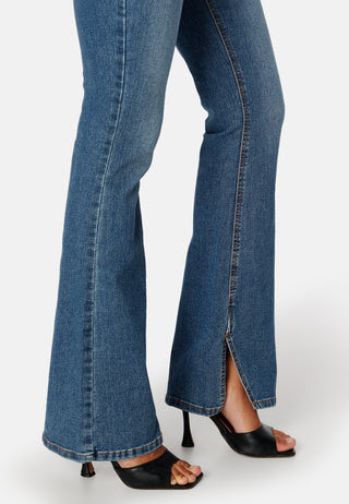 Peggy HW Flared Slit Jeans
