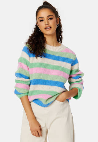Tascha LS O Neck Knit