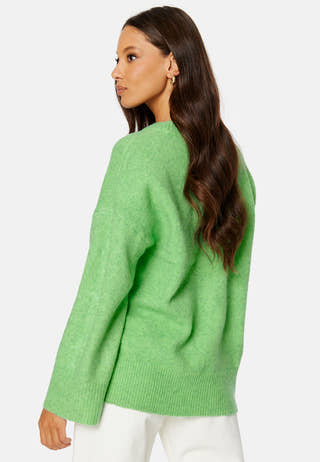 Tulle LS Oversize O-Neck Knit