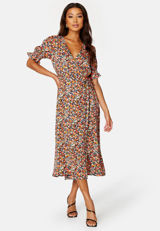 Nika SS Midi Wrap Dress