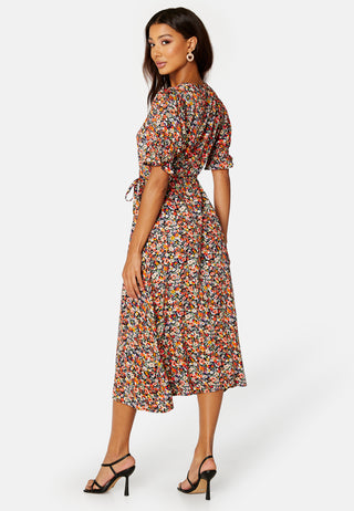 Nika SS Midi Wrap Dress