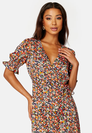 Nika SS Midi Wrap Dress