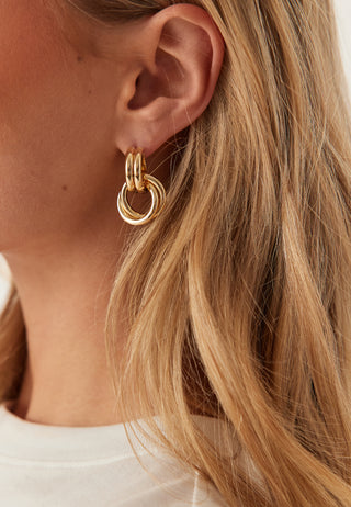 Agni Earrings Gold-plated