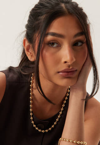 Air Necklace Gold-plated