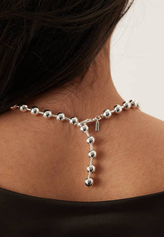 Air Necklace Silver-plated