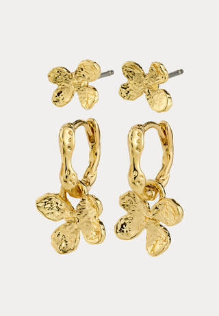 Ajani Earrings 2-in-1 Set, Gol