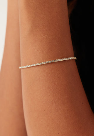 Arash Crystal Bracelet Gold-pl