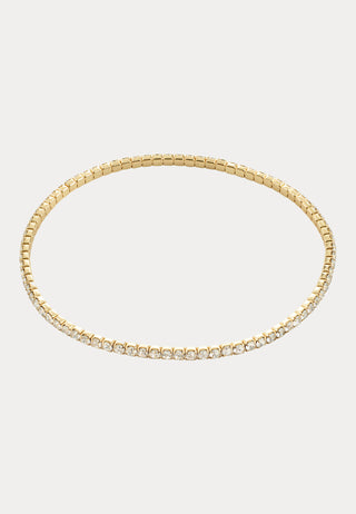 Arash Crystal Bracelet Gold-pl