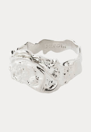 Blossom Organic Shaped Ring Si