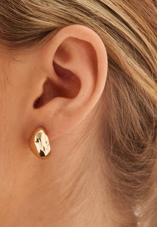 Dune Earrings Gold-plated