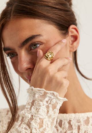 Haze Ring Gold-plated