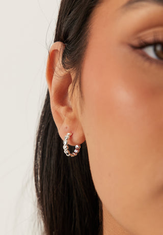 Maeve Hoop Earrings Silver-plated