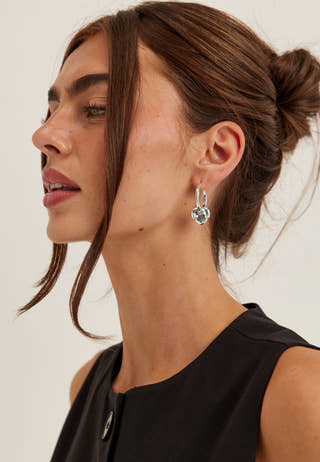 Nova Earrings Silver-plated