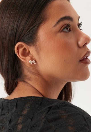 Relando Pearl Earrings Gold-pl