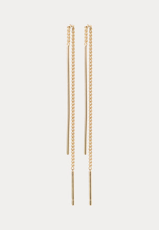 Tahoe Chain Earrings Gold-plat