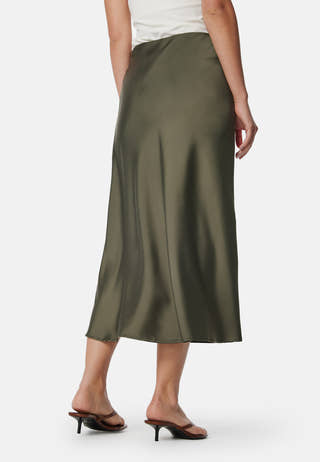 Lena High Waist Midi Skirt