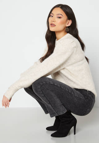 Linna-Mia LS Knit O-Neck