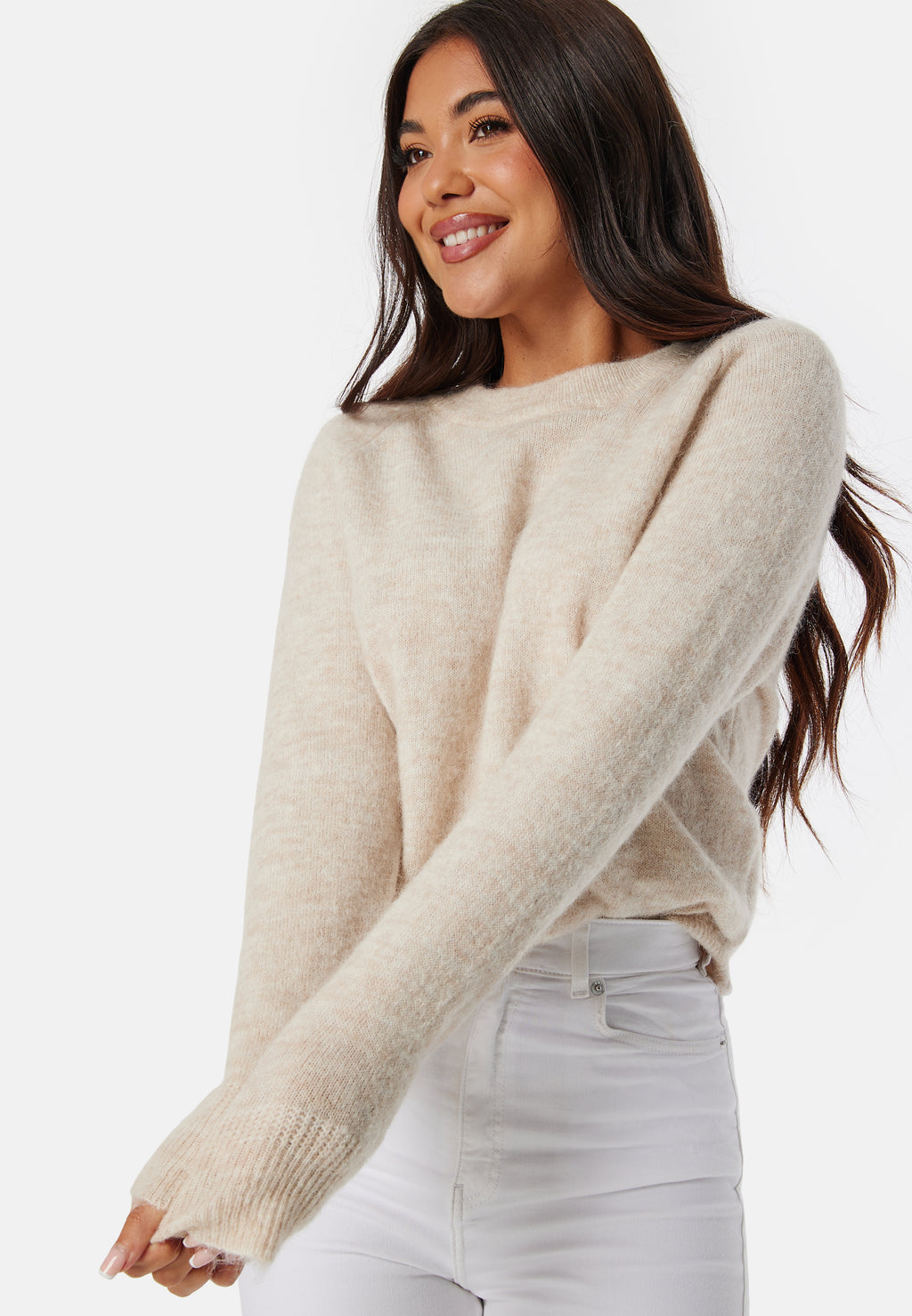 SELECTED WOMEN Slflulu Ls Knit O Neck Noos, oker, XL SELECTED WOMEN Slflulu Ls Knit O Neck Noos, oker, XL