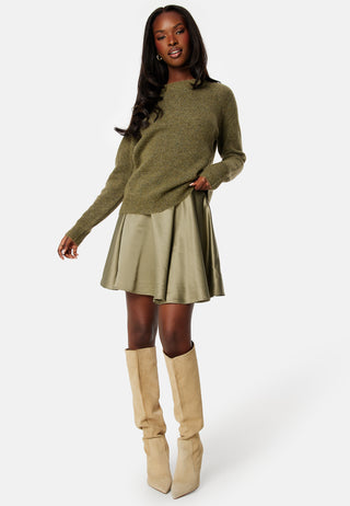 Slflulu LS Knit O-Neck