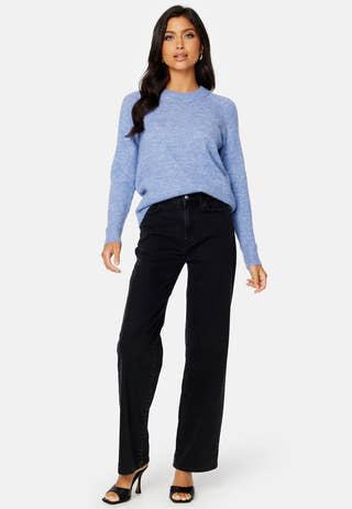 Slflulu LS Knit O-Neck