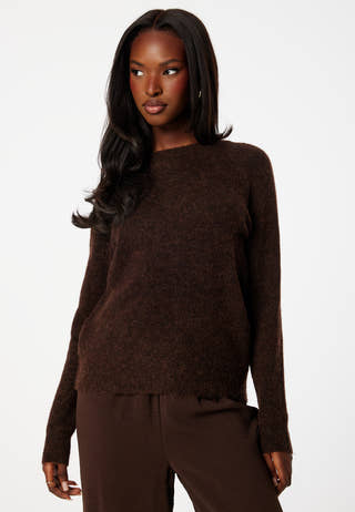 Slflulu LS Knit O-Neck