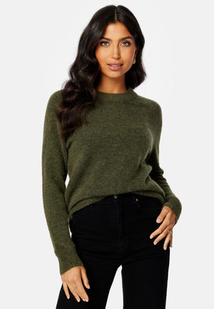 Slflulu LS Knit O-Neck