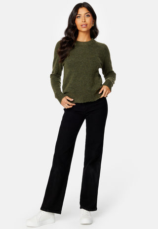 Slflulu LS Knit O-Neck