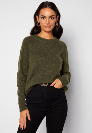 Slflulu LS Knit O-Neck