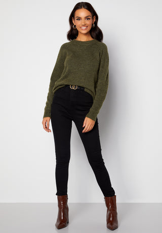 Slflulu LS Knit O-Neck