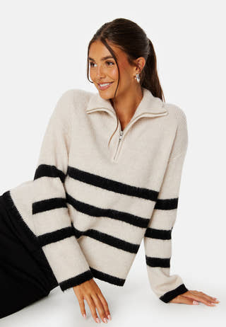Maline LS Knit Half Zip