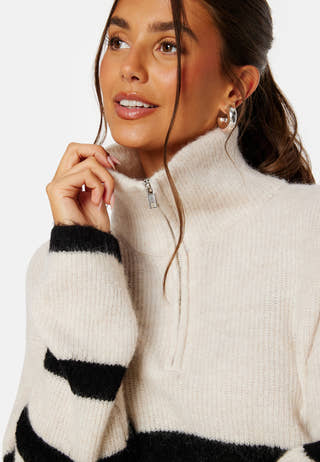 Maline LS Knit Half Zip