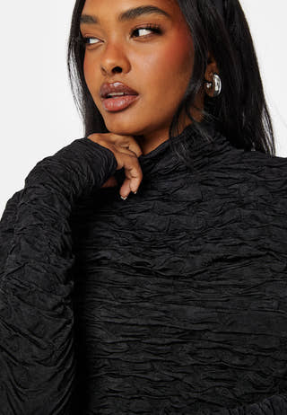 Nancy Roll Neck Top