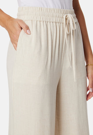 Sflviva-Gulia HW  Linen Pant