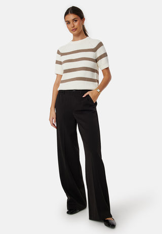 Slfbloomie SS Knit O-Neck