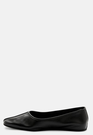 Slfelia leather ballerina