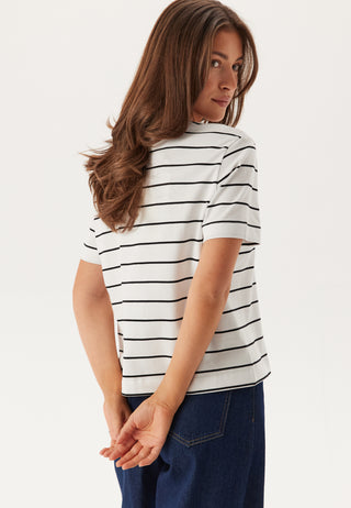 Slfessentail Striped Boxy Tee