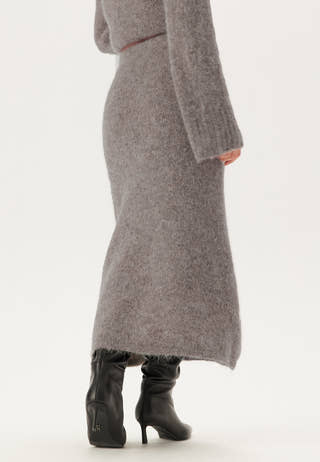 Slfgabella Hw Midi Knit Skirt