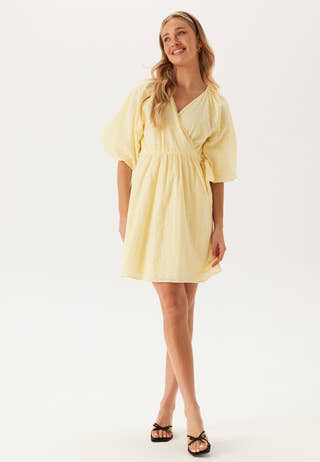 Slfhannah 2/4 Short Wrap Broderi Dress