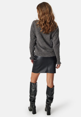 Slflulu Ls Knit Frill Cuff