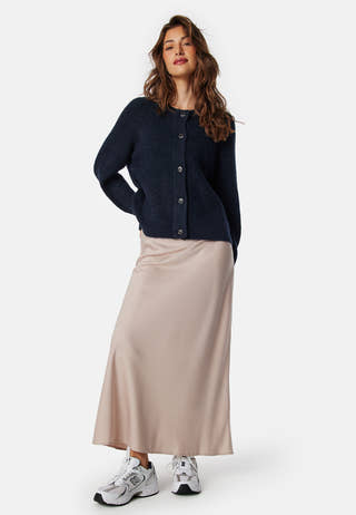 Slflulu LS knit short cardigan