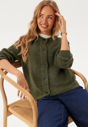 Slflulu Ls Knit Short Cardigan