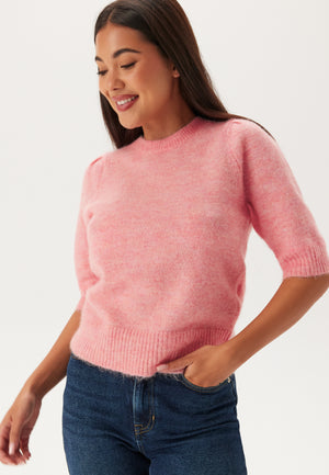 Slflulu Ss Open Back Knit O_x0