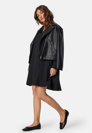 Slfmaddi Ls V-neck Short Dress