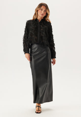 Slfmyline Ls Fluffy Cropped Sh