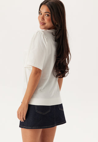 Slfpenelope 2/4 RUFFLE TEE NOO