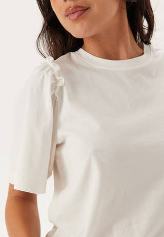 Slfpenelope 2/4 RUFFLE TEE NOO